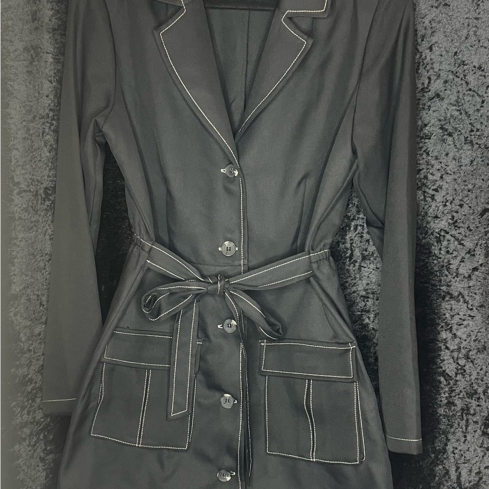 Mimi Chica long Single breasted Jacket